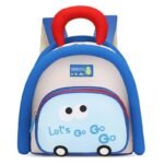 Cute Toddler School Backpack | Durable Bag for Boys & Girls Ages 2-4 - Blue