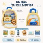 Cute Toddler School Backpack Durable Bag for Boys & Girls Ages 2-4 – Yellow (7)