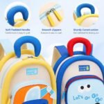 Cute Toddler School Backpack Durable Bag for Boys & Girls Ages 2-4 – Yellow (7)