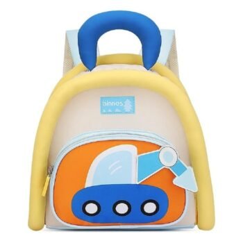 Cute Toddler School Backpack | Durable Bag for Boys & Girls Ages 2-4 - Yellow