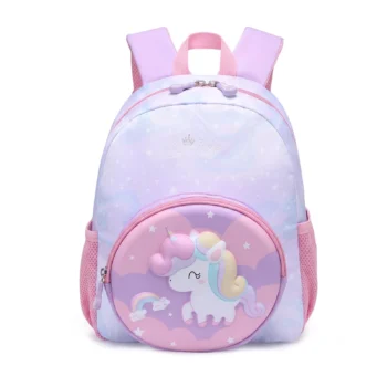 Kids Unicorn Preschool Backpack Lightweight School Bag for Boys Girls - Light Purple