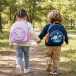 Kids Astronaut Preschool Backpack Lightweight School Bag for Boys Girls – Blue (1)