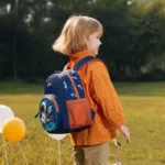 Kids Astronaut Preschool Backpack Lightweight School Bag for Boys Girls – Blue (1)