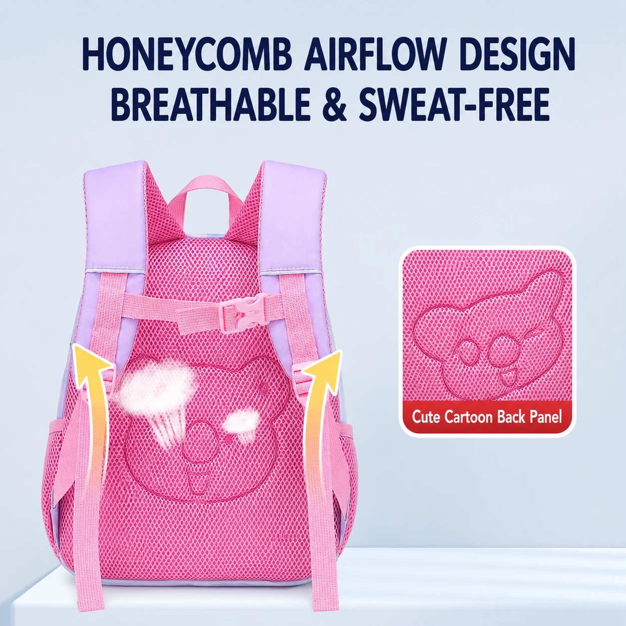 Kids Astronaut Preschool Backpack Lightweight School Bag for Boys Girls - Blue (6)