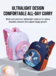 Kids Astronaut Preschool Backpack Lightweight School Bag for Boys Girls – Blue (1)