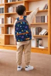 Kids Preschool Backpack Monster Bunny Water Resistant School Bag – Pink (8)