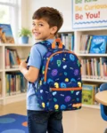 Kids Preschool Backpack Monster Bunny Water Resistant School Bag – Pink (8)