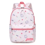 Kids Preschool Backpack Monster Bunny Water Resistant School Bag – Pink (3)