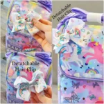 Unicorn Sequins Compartment Lunch Bag With Shoulder Strap (6)