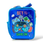 3-Piece Kids Gaming Lunch Bag Set with Lunch Box & Water Bottle for School Travel (1)