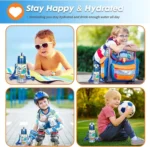 3-Piece Kids Lunch Set with Lunch Box, Lunch Bag & Water Bottle for School
