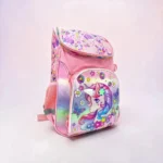4-Piece Unicorn Backpack Set for Girls School Bag Lunch Box Bottle and Lunch Bag (1)