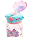 BPA-Free Monster Truck Kids Water Bottle with Flip Straw Leakproof School Drink Bottle (5)