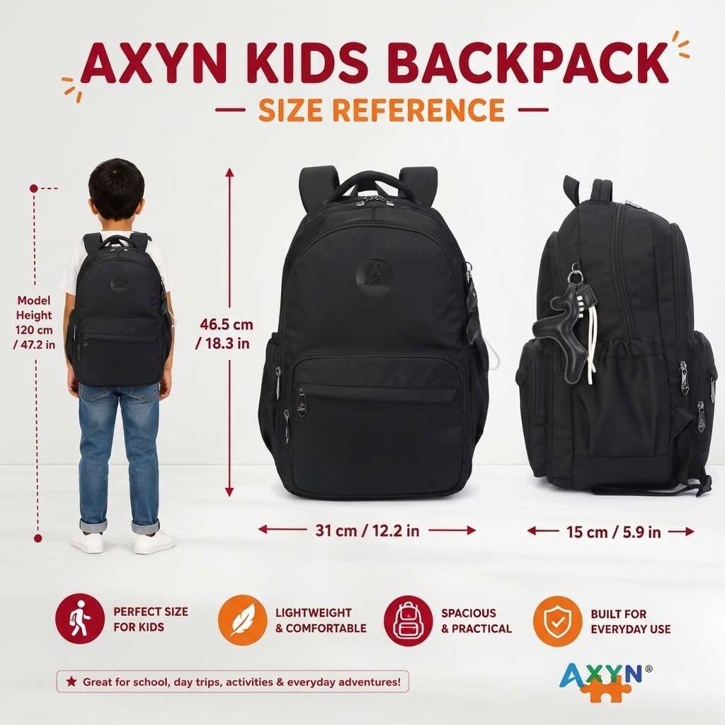 Boys Girls Kids Backpack Lightweight School Bag with Multiple Pockets (1)