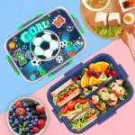 Kids Football Backpack Combo with Lunch Box & Reusable Water Bottle