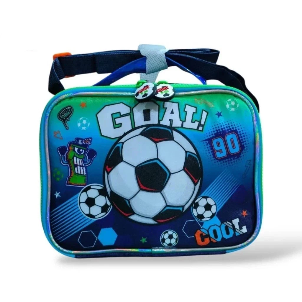 Boys Soccer School Backpack Set with Lunch Box and Sports Water Bottle (3)