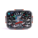 Kids Shark Bento Lunch Box with Compartments BPA-Free Leakproof School Food Container