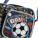 Football Lunch Bag for Boys Insulated Cooler Tote with Adjustable Shoulder Strap (7)