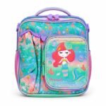 Girls Mermaid Lunch Bag Insulated Cooler Tote with Adjustable Shoulder Strap for School