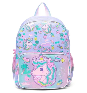 Girls Unicorn School Backpack Pastel Rainbow Bookbag for Preschool Kindergarten Elementary