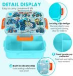Football Theme Kids Lunch Box BPA-Free Leakproof Bento Food Container for School (6)