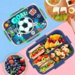 Football Theme Kids Lunch Box BPA-Free Leakproof Bento Food Container for School (1)