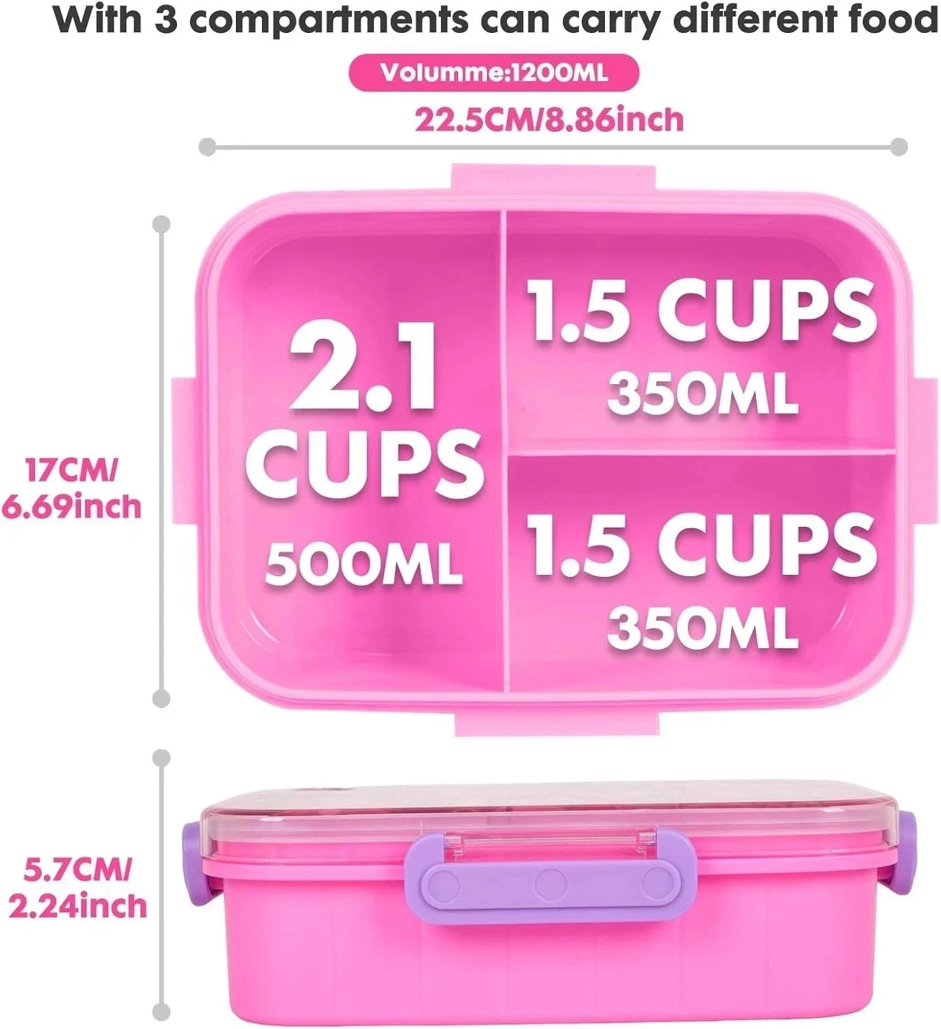 Girls Pink Heart School Backpack Set with Lunch Bag, Bottle & Lunch Box (4)