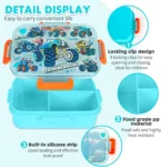 Kids Racing Lunch Set with Monster Truck Lunch Box, Bag & Drinking Bottle (1)