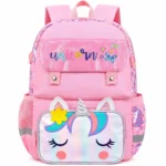 Kids Unicorn School Backpack Set with Lunch Bag, Bottle & Pencil Case (1)