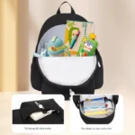 Lightweight Casual School Backpack for Girls Boys Travel Daypack with Side Pockets Yellow (2)