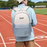 Minimalist School Backpack for Teens Large Capacity Travel Laptop Backpack Beige Khaki (3)
