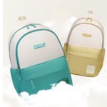 Minimalist School Backpack for Teens Large Capacity Travel Laptop Backpack Beige Khaki (3)