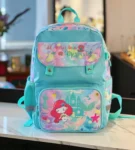 Mermaid Kids School Backpack Lightweight Waterproof Bookbag for Girls with Side Pockets (7)