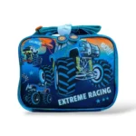 Racing Car Backpack Combo for Boys with Lunch Bag and Drinking Bottle (4)