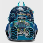 Racing Car Backpack Combo for Boys with Lunch Bag and Drinking Bottle (4)