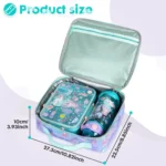 3-Piece Kids Gaming Lunch Bag Set with Lunch Box & Water Bottle for School Travel (1)